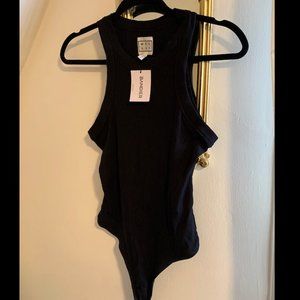 Bandier Wesley Bodysuit Black NWT